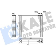 Kale Kal 352980 Klima Radyatörü
