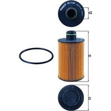 Mahle Mhl OX1145D Yag Filtresi