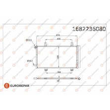 Eurorepar 1682236080 Radyator