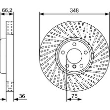 Bosch Bch 0986479W20 Fren Diski Ön 2'li Takım