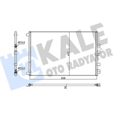 Kale Kal 352575 Klima Radyatörü