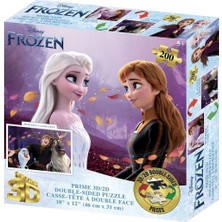 Prime 3D Disney Frozen Çift Taraflı Puzzle 200 Parça