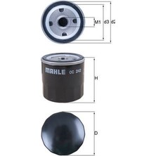 Mahle Mhl OC242 Yag Filtresi