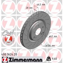 Zimmermann Depomix Fren Diski On Mercedes Amg W203 CL203 S203 C209 A209 R171