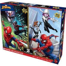 Prime 3D Marvel Spider-Man Ikili Puzzle 200 Parça