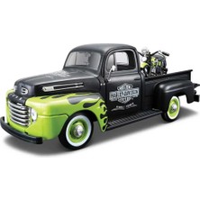 Maisto 1/24 1948 Model Ford F-1 Pickup + 1/24 1948 Model Fl Panh