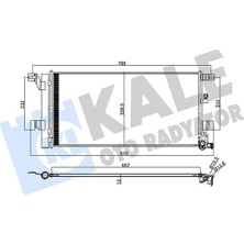 Kale Depomix Kondenser Audi A4 16-A5 17-A6 19-A7 19- Al/al