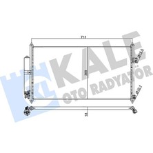Kale Kal 345795 Klima Radyatörü