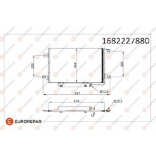 Eurorepar 1682227880 Radyator