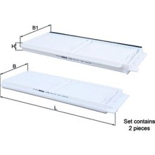 Mahle Mhl LA483/S Polen Filtresi