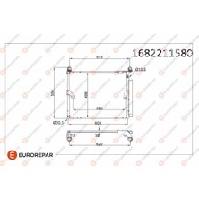 Eurorepar 1682211580 Radyator