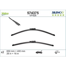 Valeo Val 574375 Silecek Süpürgesi Ön Takim