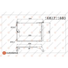 Eurorepar 1682211880 Radyator