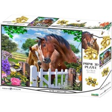 Prime 3D - At The Garden Gate 500 Parça Yetişkin Puzzle