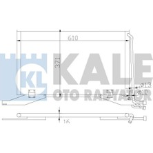 Kale Kal 392800 Klima Radyatörü