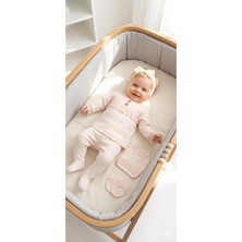 Miniday Baby Kız Bebek Mevlütlük Yenidoğan Hastane Çıkışı 5'li Set %100 Pamuk ZK5010