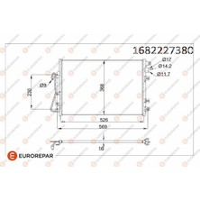 Eurorepar 1682227380 Radyator