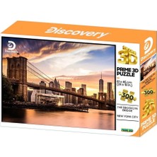 Prime 3D Discovery Brooklyn Köprüsü Yetişkin Puzzle 300 Parça