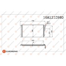 Eurorepar 1682210980 Klima Radyatörü