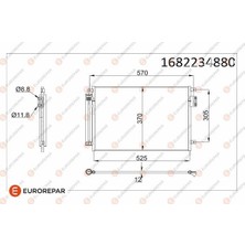 Eurorepar 1682234880 Radyator