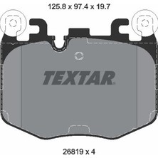 Textar Tx 2681901 Fren Balatasi Ön