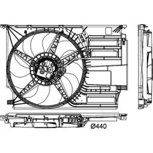 Behr Bhr Cff 404 000P Klima Fan Motoru