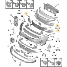 OE-PSA 1675868580 Tampon Panjuru Sag / Sol