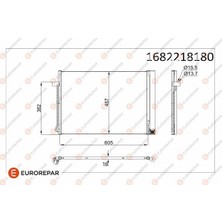 Eurorepar 1682218180 Klima Radyatörü