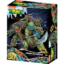 Prime 3D - Ninja Kaplumbağalar 500 Parça Yetişkin Puzzle
