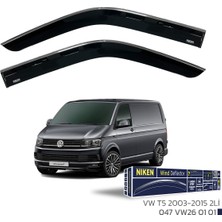 Beyaz 047 VW26 01 01 Vw T-5 2003-2022 Kromlu Cam Rüzgarliği 2li̇