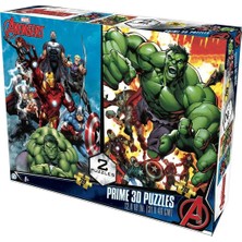 Prime 3D Marvel Avengers Ikili Puzzle 200 Parça