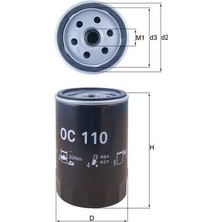 Mahle Mhl OC110 Yag Filtresi