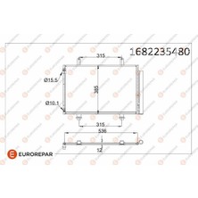 Eurorepar 1682235480 Radyator