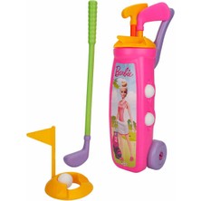 Dede Barbie Pembe Golf Arabası Seti Çocuklar İçin Eğlenceli Tasarım ve Dayanıklı Yapı