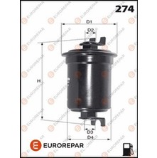 Eurorepar 1643631680 Yakit Filtresi