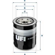 Ufi Ufı 23.248.00 Yag Filtresi