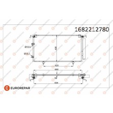 Eurorepar 1682212780 Radyator