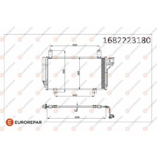 Eurorepar 1682223180 Radyator
