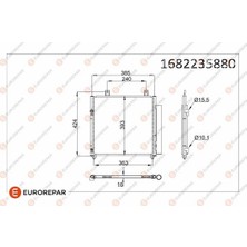 Eurorepar 1682235880 Radyator
