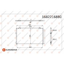 Eurorepar 1682216880 Radyator