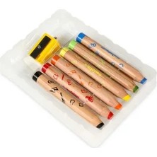 Carioca Jumbo Bebek Ahşap Gövdeli Boya Kalemi 6'lı