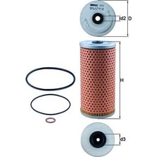 Mahle Mhl OX92D Yag Filtresi