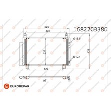Eurorepar 1682209380 Radyator
