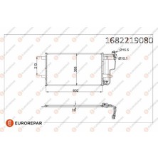 Eurorepar 1682219080 Radyator