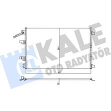 Kale Kal 358755 Klima Radyatörü