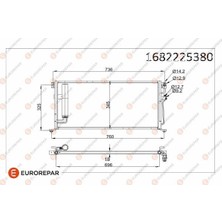 Eurorepar 1682225380 Radyator