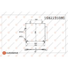 Eurorepar 1682235980 Radyator
