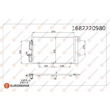 Eurorepar 1682220980 Radyator