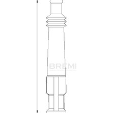 BREMI Brm 13226/5 Buji Basligi 4'lü Paket