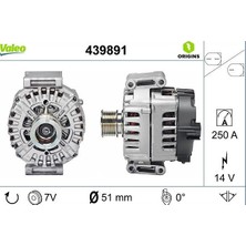 Valeo Val 439891 Alternatör